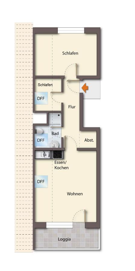 Ferienwohnung Mareike ドルヌム エクステリア 写真